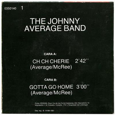Johnny Average Band Cherie (1980) 1981