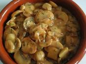 Champiñones salsa