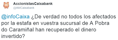 Juicio por supuesta ESTAFA en sucursal de CaixaBank, S.A.