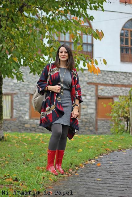 Outfit: Ideas para Vestir Botas de Agua con Vestido