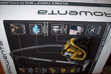 Probando el aspirador Silence Force Multicyclonic de Rowenta gracias a Testamus