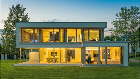 Villa Actual de Estilo Minimalista en Alemania