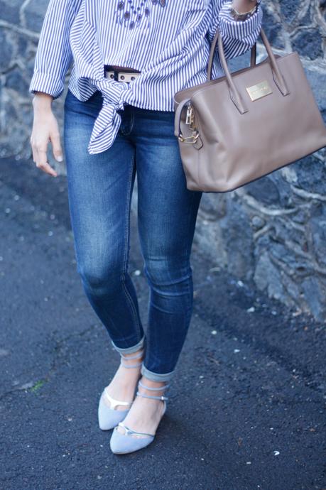 Blusa anudada de Zaful  y mega promoción de Noviembre