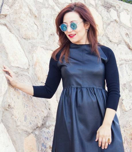 Melange-Boutique blog de moda, fashion blog melange_boutique_fashion_blod_de_moda_vestido_cuero_zara_botas_brocadas_barrocas_asos_retailmenot_espana_outfit_9