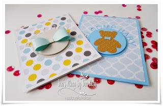 Tarjetas - Welcome Baby - Baby Boy/Girl - Handmade Greeting Cards.