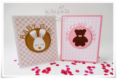 Tarjetas - Welcome Baby - Baby Boy/Girl - Handmade Greeting Cards.