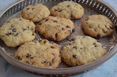 Galletas de Plátano y Chocolate