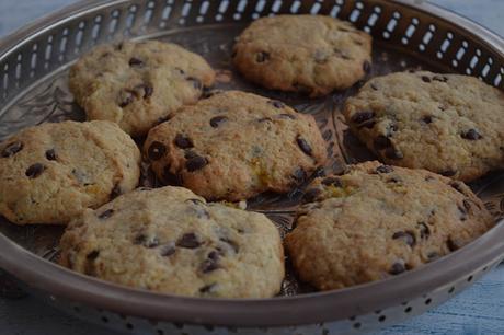 Galletas de Plátano y Chocolate