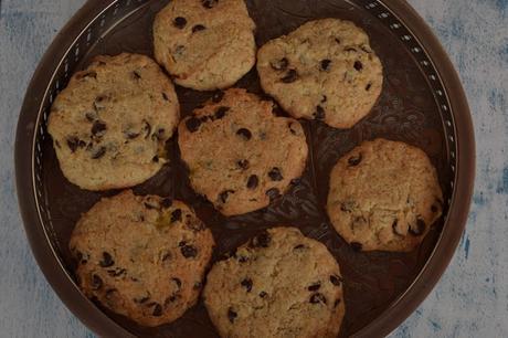 Galletas de Plátano y Chocolate