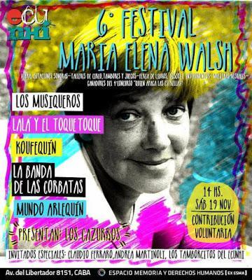 Festival de los chicos “María Elena Walsh”
