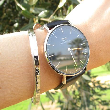 Reloj Daniel Wellington Classic Black y brazalete Classic Cuff