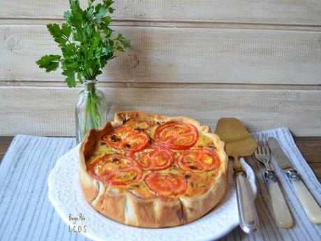 Quiché de verduras y patata