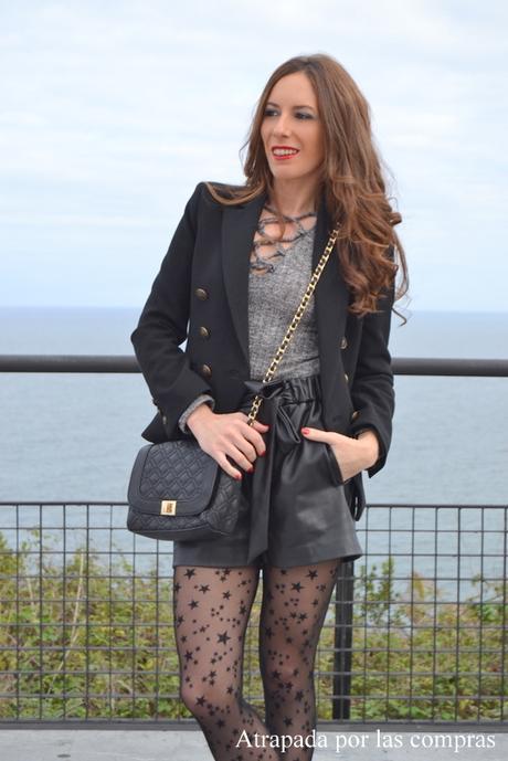 JERSEY LACE UP Y SHORT POLIPIEL