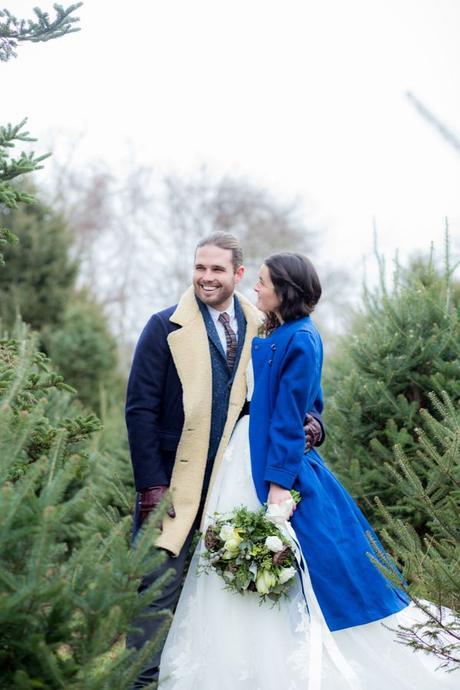 Abrigos para novias de invierno