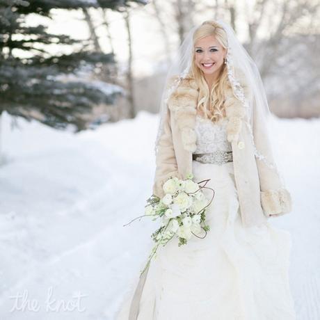 Abrigos para novias de invierno