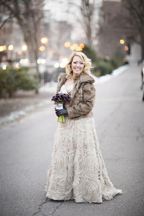 Abrigos para novias de invierno