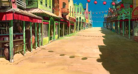 Escenarios Ghibli: Camino a la casa de baños, en 'El viaje de Chihiro'