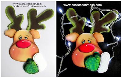 Cómo hacer un reno navideño para colgar