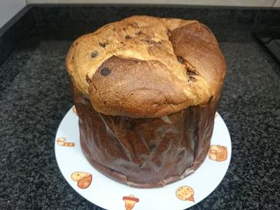 PANNETONE CON PEPITAS DE CHOCOLATE