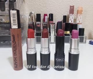 Mis labiales para otoño/invierno