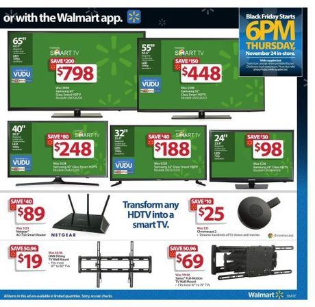 Ofertas de Walmart  de Viernes Negro  2016