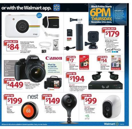 Ofertas de Walmart  de Viernes Negro  2016