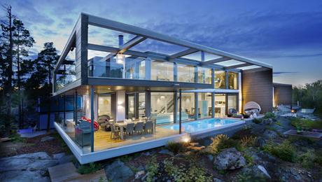 Villa Vanguardista en Finlandia.