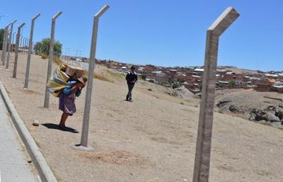 El Gobierno nacional inició la construcción del muro que separa Jujuy de Bolivia
