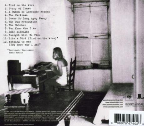 Leonard Cohen, el club de los libros perdidos,You Want It Darker, Songs from a Room, carta de despedida, 