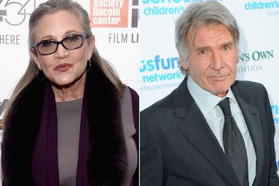 Carrie Fisher confiesa romance con Harrison Ford