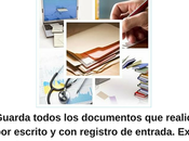 Guarda discreción todos documentos puedan demostrar acoso laboral sufres