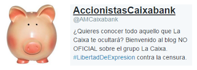 Suegras: Ojo si vuestro yerno trabaja en CaixaBank S.A. ; )