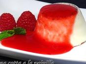Panna cotta panacota vainilla salsa frambuesa casera