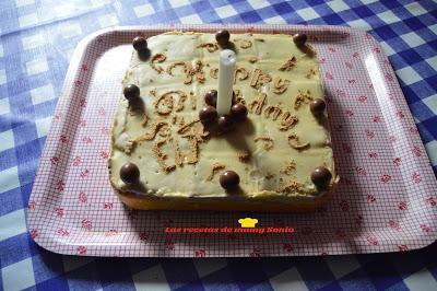 TARTA DE GALLETAS CON FLAN Y CHOCOLATE BLANCO