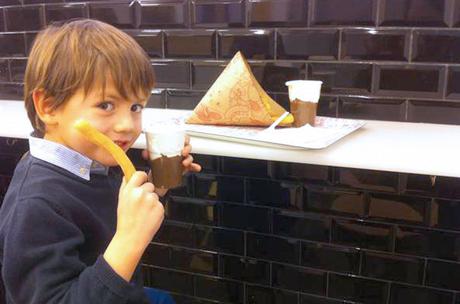 chocolate con churros Barcelona | merendar con niños
