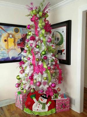 5 Ideas para decorar árboles navideños blancos