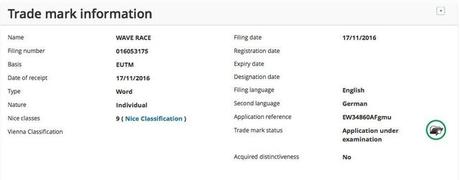 Nintendo registra Wave Race en Europa