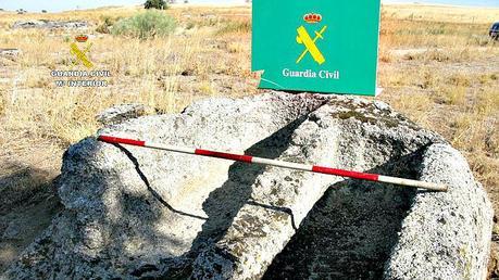 La Guardia Civil localiza en Toledo un conjunto fúnebre visigodo formado por cinco tumbas