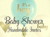 Invitación Baby Shower Teddy Bear Handmade Invitation.