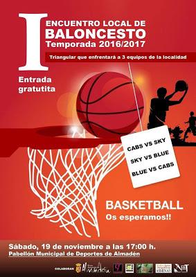 Hoy encuentro local de Baloncesto en Almaden