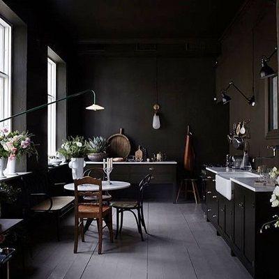 diseño-de-cocina-negra