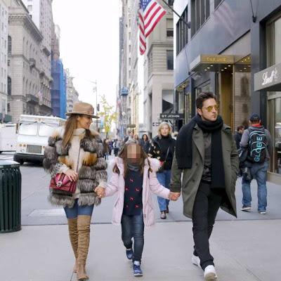 Paula Echevarría y Bustamante vuelven a España con Daniela