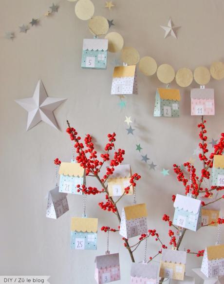 calendario adviento imprimible gratis