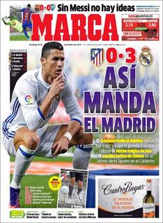 Resumen prensa 20/11/2016: Antimadridismo, propaganda, otros vicios y portadas