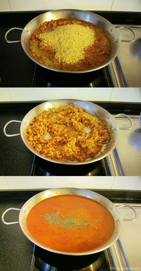 Orzo con langostinos Orzo con langostinos