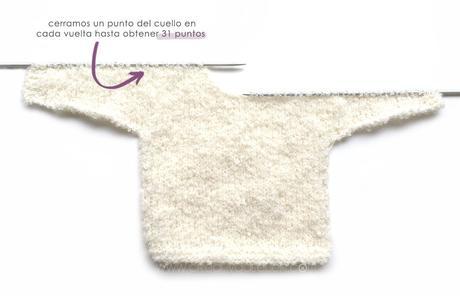 Jersey de punto de bebé a dos agujas - Teddy Baby