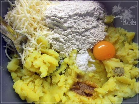 Gnocchi rellenos de queso manchego