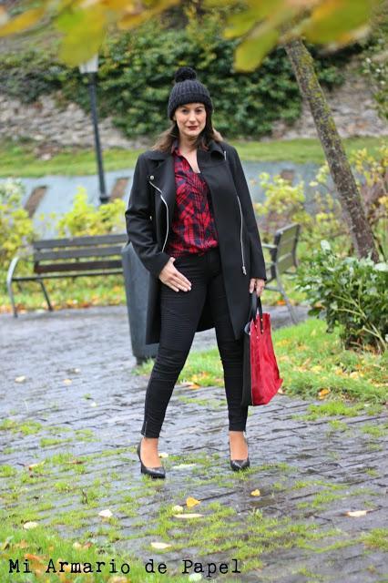Outfit: Camisa de Cuadros Roja