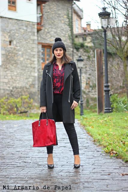 Outfit: Camisa de Cuadros Roja