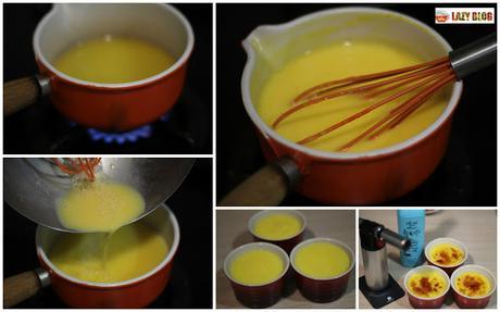 Crema de naranja ahumada a la menta, receta de postre para deslumbrar